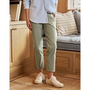 Frank &‎ Eileen Wicklow Italian Performance Chino Pants Army Green 0 NWT $288